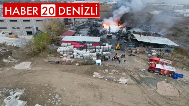 Kimya fabrikasında çıkan yangın 4 saat sonra kontrol altına alındı