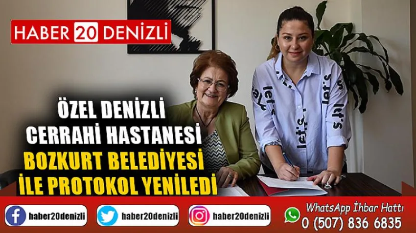 Özel Denizli Cerrahi Hastanesi, Bozkurt Belediyesi ile protokol yeniledi