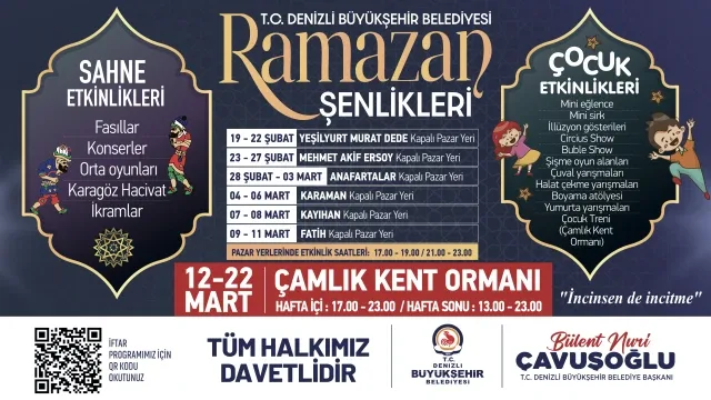 Denizli Büyükşehir Belediyesi Ramazan Şenliği