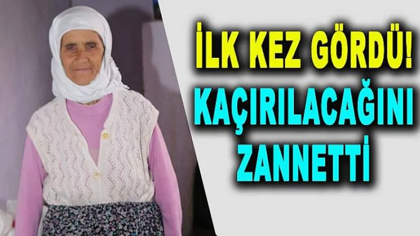 İlk Kez Gördü! Kaçırılacağını Zannetti