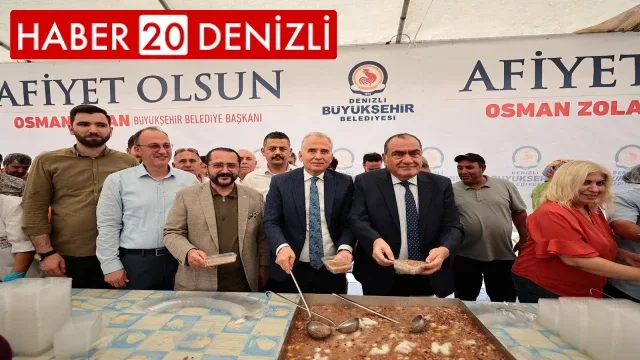 Denizlililer, Büyükşehir’in aşure hayrında buluştu