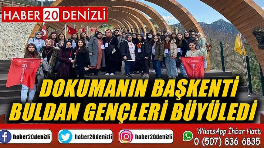 Dokumanın başkenti Buldan gençleri büyüledi