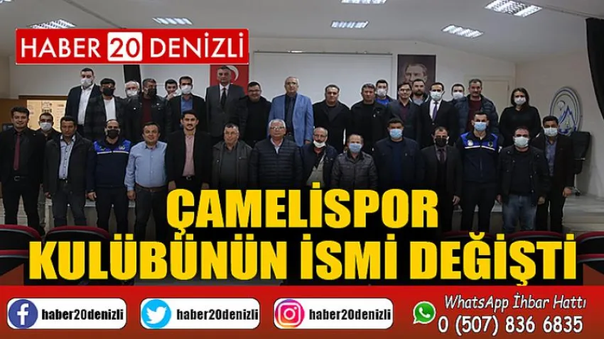 Çamelispor Kulübünün İsmi Değişti