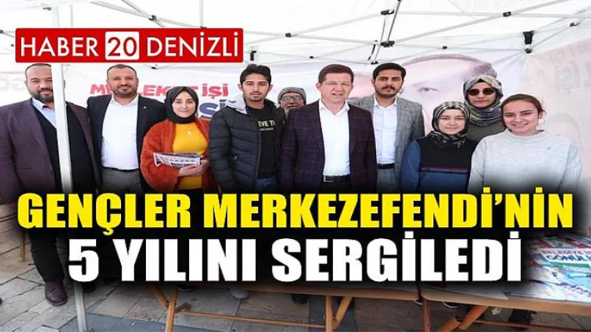 Gençler Merkezefendi’nin 5 Yılını Sergiledi