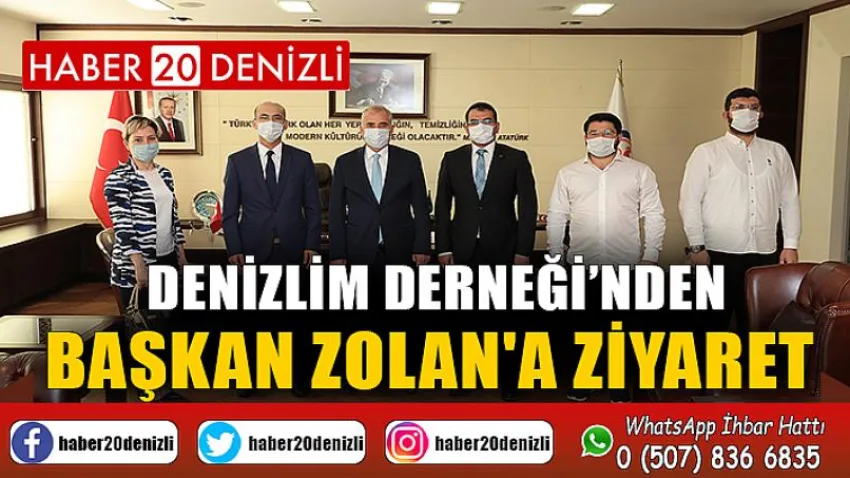 Denizlim Derneği’nden Başkan Zolan'a ziyaret