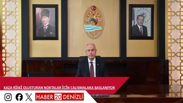 Kaza riski oluşturan noktalar için çalışmalara başlanıyor
