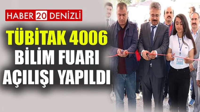 Tübitak 4006 Bilim Fuarı Açılışı Yapıldı