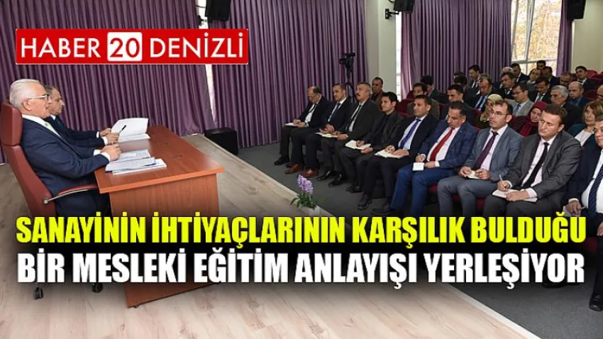 Sanayinin İhtiyaçlarının Karşılık Bulduğu Bir Mesleki Eğitim Anlayışı Yerleşiyor