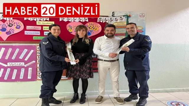 Jandarmadan Çallı öğretmenlere 24 Kasım sürprizi