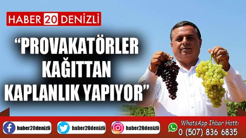 Üzüm satamayan belediye başkanı isyan etti