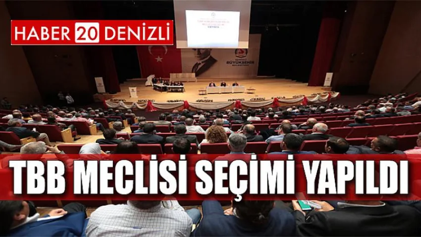 TBB Meclisi Seçimi Yapıldı