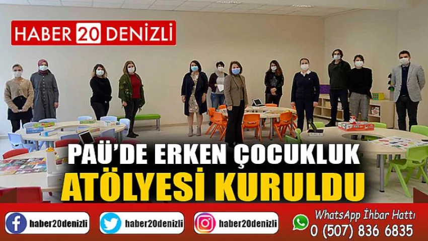 PAÜ’de Erken Çocukluk Atölyesi Kuruldu