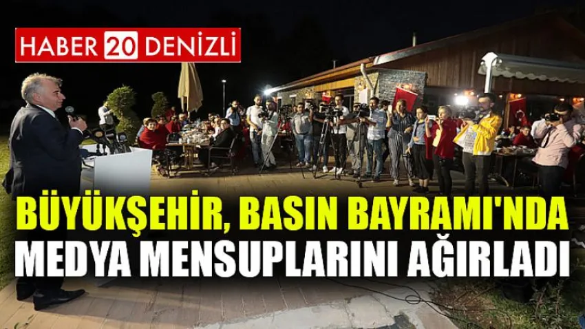 Büyükşehir, Basın Bayramı'nda medya mensuplarını ağırladı