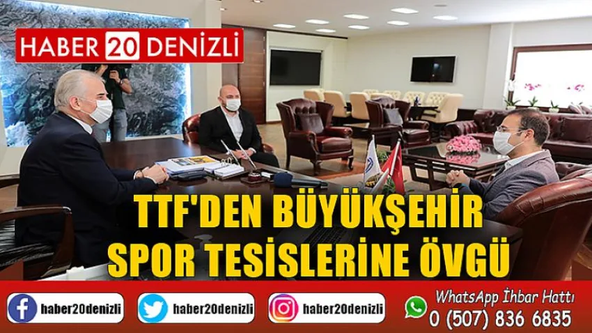 TTF'den Büyükşehir spor tesislerine övgü