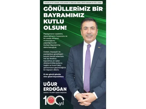 Denizli Ticaret Odası Kurban Bayramı Kutlaması