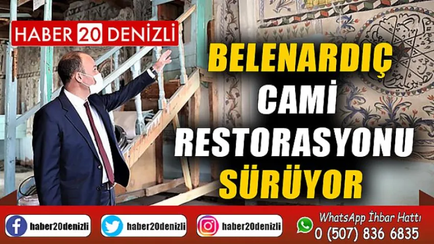 Belenardıç Cami Restorasyonu Sürüyor