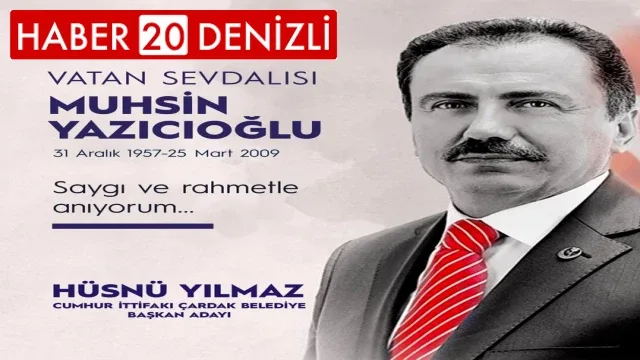 ''Vatan sevdalısı Muhsin Yazıcıoğlu'nun aramızdan ayrılışının 15. yılında rahmetle anıyorum''