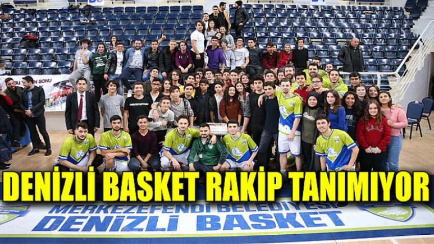 Denizli Basket Rakip Tanımıyor