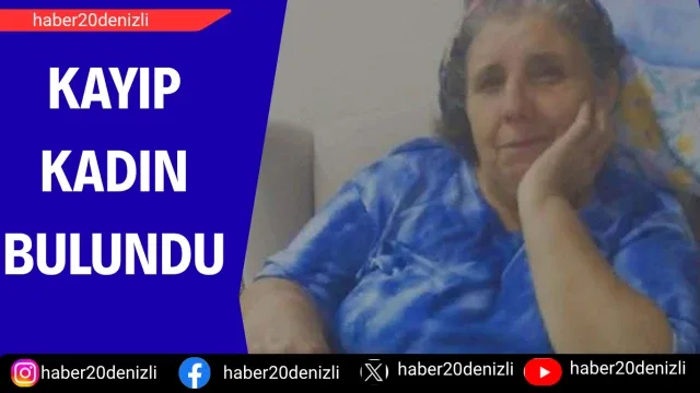 Kayıp kadın bulundu