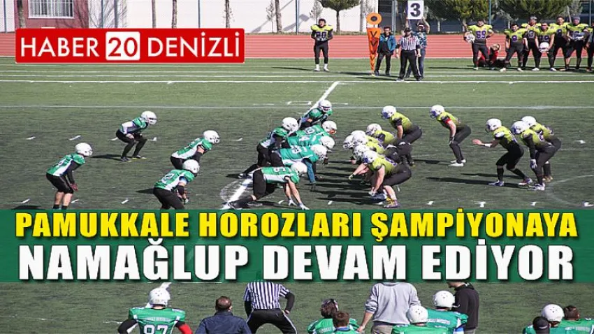 Pamukkale Horozları Şampiyonaya Namağlup Devam Ediyor