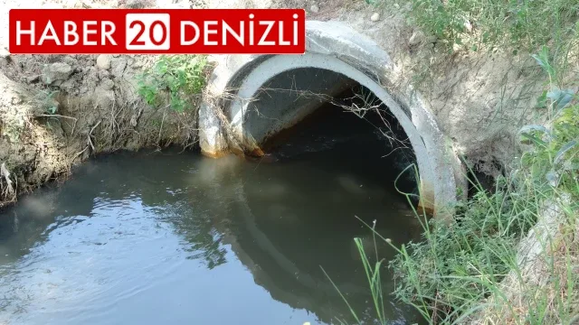 Ürünlerini kirli suyla besleyen üreticiler tedirgin oldu
