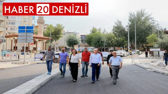 Başkan Zolan, Kayalık Caddesi’ndeki çalışmaları inceledi