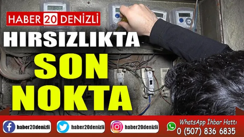 Elektrik akımı bağlı sayacı çaldılar