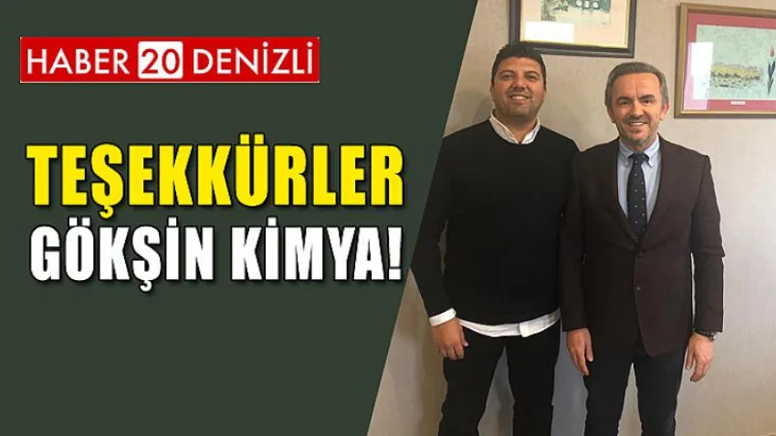 Teşekkürler Gökşin Kimya!
