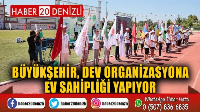 Büyükşehir, dev organizasyona ev sahipliği yapıyor