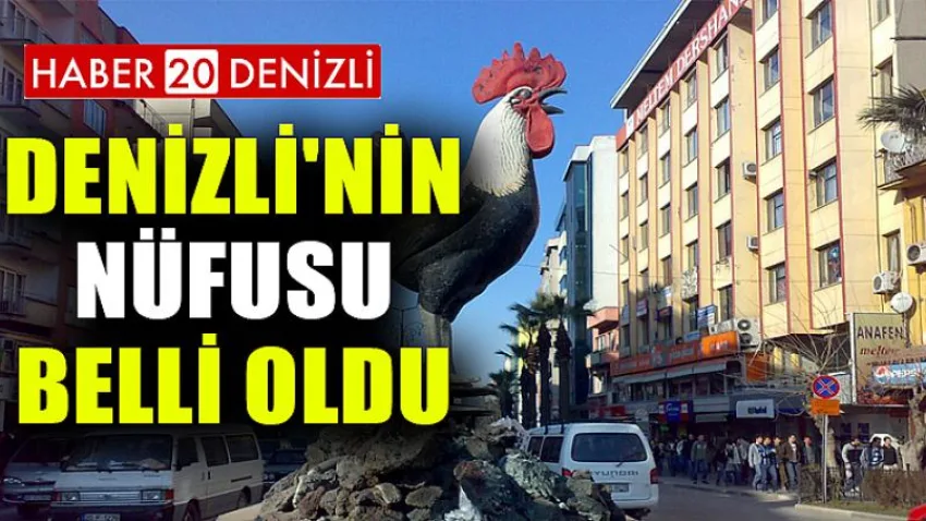 Denizli'nin Nüfusu Belli Oldu