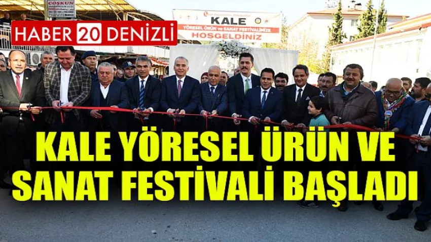 Kale Yöresel Ürün ve Sanat Festivali Başladı