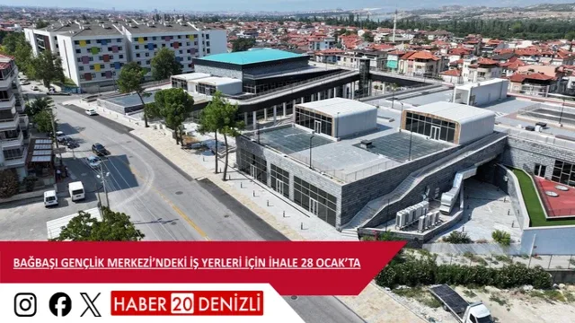 Bağbaşı Gençlik Merkezi’ndeki İş Yerleri için İhale 28 Ocak’ta