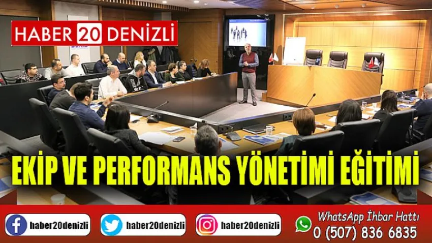 Ekip ve Performans Yönetimi Eğitimi