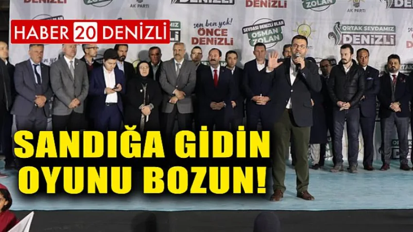 Sandığa Gidin Oyunu Bozun!