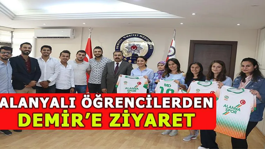 Alanyalı Öğrencilerden Demir'e Ziyaret