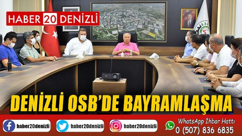 Denizli OSB’de Bayramlaşma