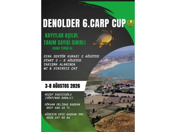 Sportif balıkçılar 6 kez Denizli'de buluşuyor