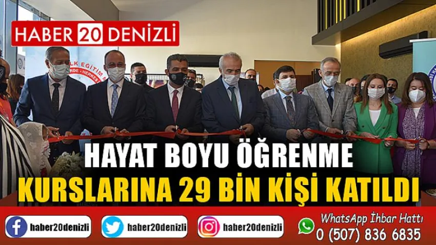 Hayat Boyu Öğrenme kurslarına 29 bin kişi katıldı