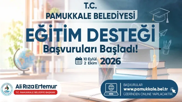 Pamukkale Belediyesi Eğitim Desteği Başvuruları Başladı