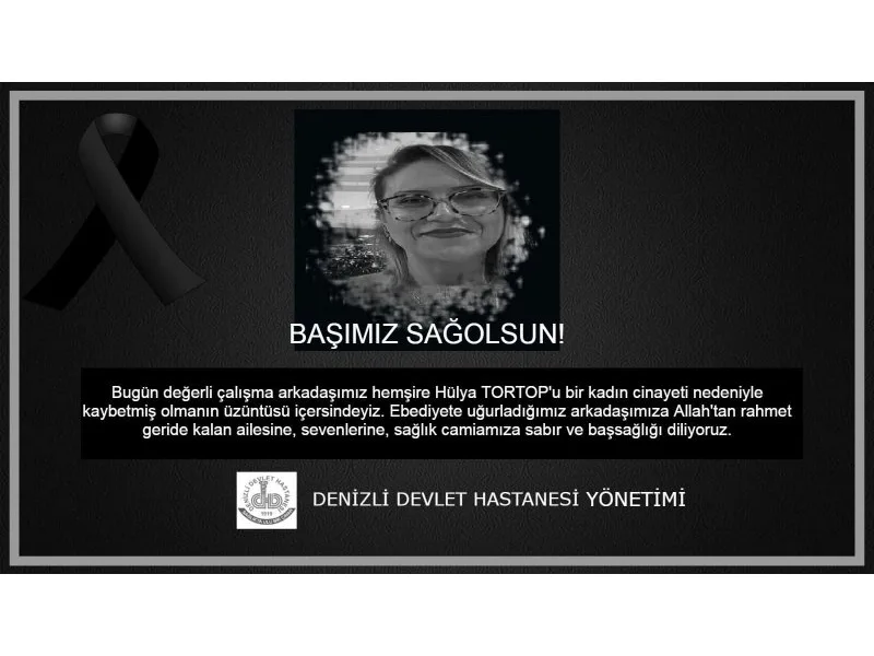Meslektaşlarından cinayete kurban giden hemşireye son veda