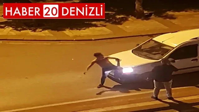 Kendini araçların önüne atan alkollü genç ölümden kıl payı kurtuldu