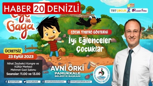 Ege ile Gaga, Pamukkaleli çocuklarla buluşuyor