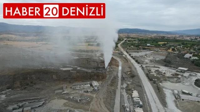 12 gündür korku salan sondaj taş fırlatmaya başladı
