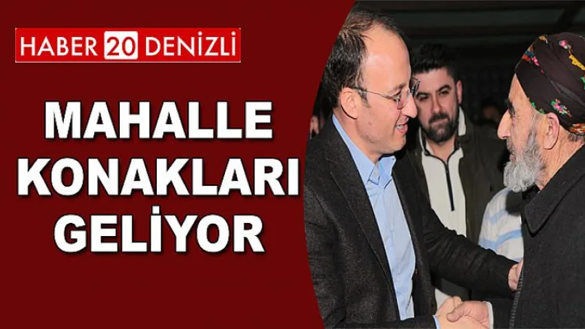 Mahalle Konakları Geliyor