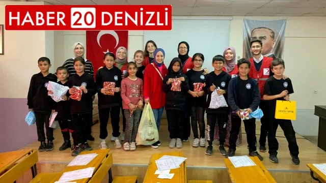 Kızılay Haftası dolayısıyla çocuklara bilgilendirici eğitim düzenlendi