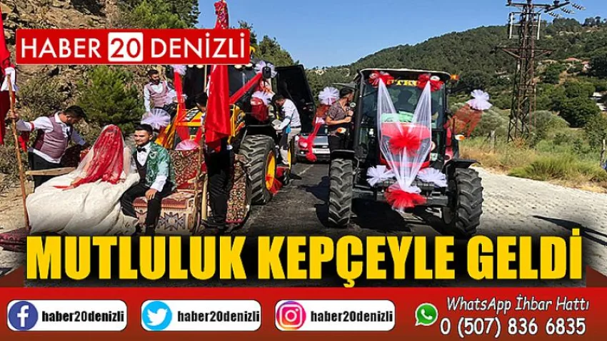 Mutluluk kepçeyle geldi