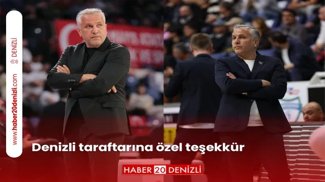 Denizli taraftarına özel teşekkür