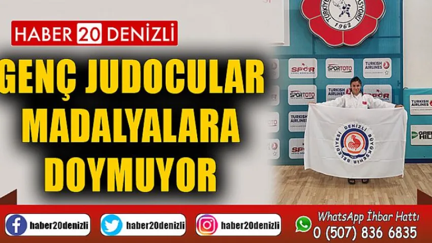 Genç Judocular madalyalara doymuyor