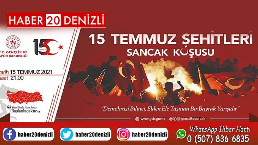 Denizli Gençlik Spor'dan 15 Temmuz etkinliği