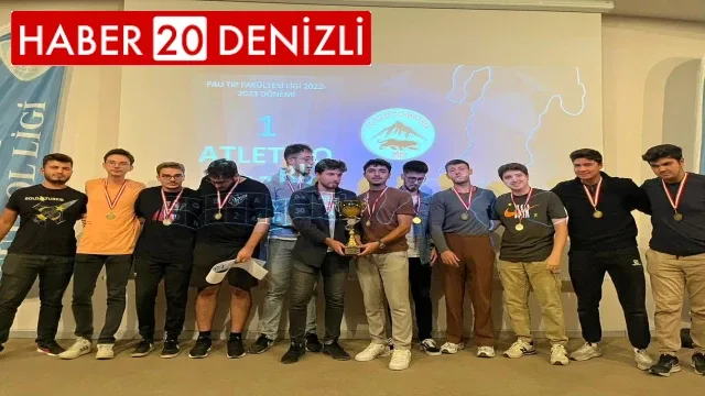 PAÜ Tıp Fakültesi Futbol Liginde ödüller verildi